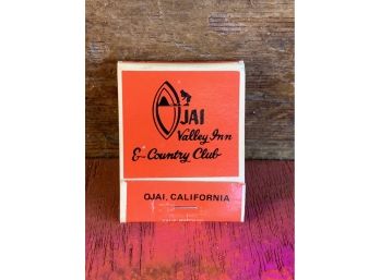 Vintage Ojai Valley Inn & Country Club Matchbook