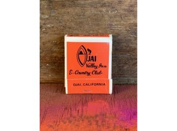 Vintage Ojai Valley Inn & Country Club Matchbook