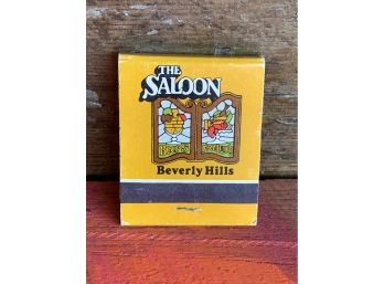 Vintage The Saloon' Matchbook - Santa Monica, CA