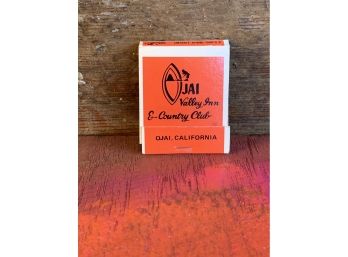 Vintage Ojai Valley Inn & Country Club Matchbook