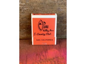 Vintage Ojai Valley Inn & Country Club Matchbook