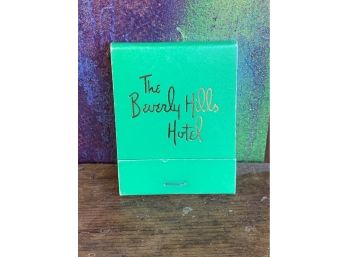 Vintage The Beverly Hills Hotel Green Matchbook