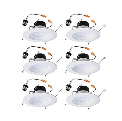 Halo Cooper Lighting Recessed Ceiling Light Fixtures 5/6' LED's 6 Pack