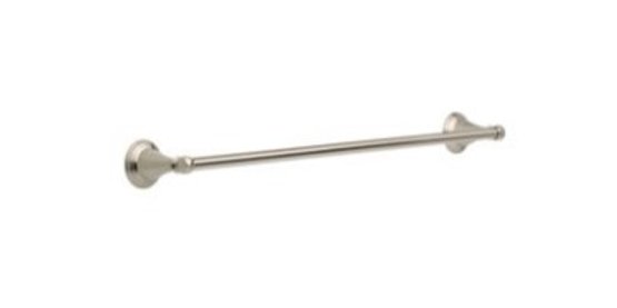 Delta Windemere Collection Brushed Nickel Silver Towel Bar 24'