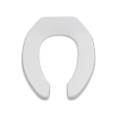 American Standard Replacement Commercial Elongated Toilet Seat With Sef-sustaining Hinges White