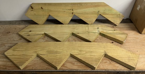 Miscellaneous Stairway Cutouts Pressure Treated 4' X 1-1/2' 3 Count