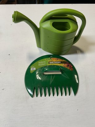 Leaf Scooper &  Watering Can