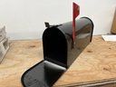 Fulton Galvanized Steel Rural Mailbox Black