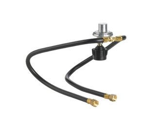 Grill Mark Hose & Regulator Assembly With Side Burner Connection 21'