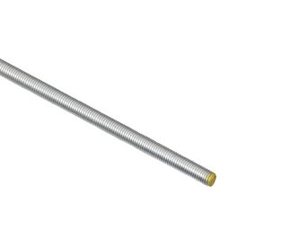 National Hardware Threaded Rod Coarse Zinc Plated 3/8'-16x24