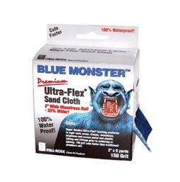 Blue Monster Premium Ultra-flex Sand Cloth 2 X 5 Yards 150 Grit