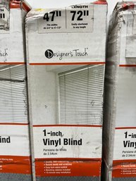 Alabaster 47' X 72' Mini Blinds White