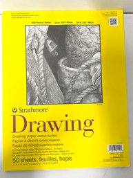 Srathmore Drawing Paper Pad, 20 Sheets, 11' X 14', Tape Bound