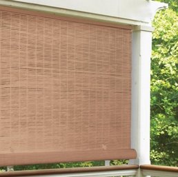 Radiance Cordless 1/4' PVC Roll Up Outdoor Sunshades 5 Pack 36' X 72'