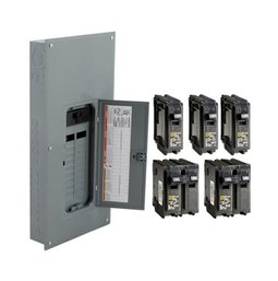 Square D Homeline 200 Amps 20-space 40-circuit Indoor Main Breaker Load Center Plug-on Neutral Ready
