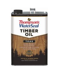 Thompsons Water Seal Penetrating Timber Oil Transparent Teak 1 Gallon