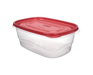 Rubbermaid Take A Long Plastic Food Storage Containers 8 Cup 2 Count