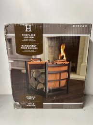 Open Hearth Brand Fireplace Log Bin