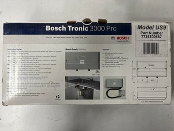 Bosch Tronic 3000 Pro Tankless Water Heater