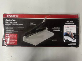 Roberts Brand 'quick Cut' Vinyl Tile Cutter