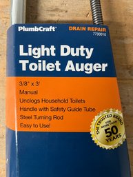 Plumbcraft Light Duty Toilet Auger