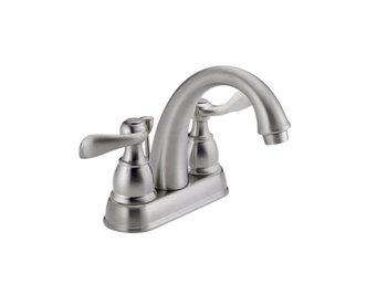 Delta Windemere Brushed Nickel Two-handle Laundry Faucet 4'