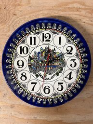 Decorative Dish Wall Clock