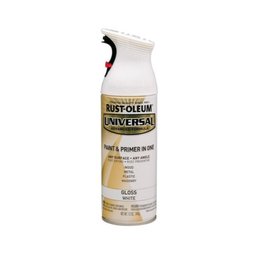 Universal Gloss Spray Paint Pure White 12oz 6 Pack