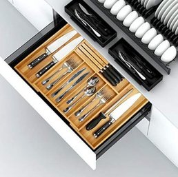 Bamboo Drawer Organizer Expandable