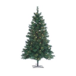 4' Pre-lit Colorado Spruce Christmas Tree 150 Light (incomplete)
