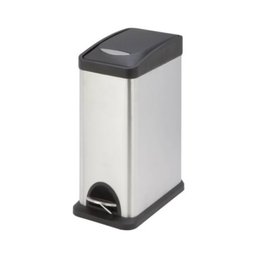 Honey-can-do Stainless Steel Step Trash Can 2 Gallon