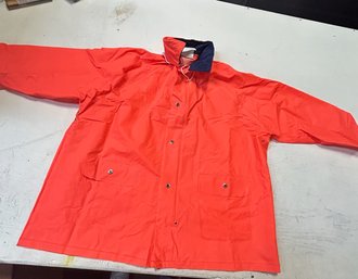 Peach/orange Rain Suit 3xl