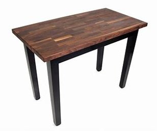 John Boos Walnut Country Butcher Block Table Top