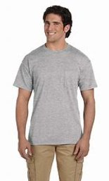 Dryblend Gray XL Size Tees 2 Count