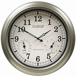 18' Indoor/outdoor Atomic Analog Wall Clock