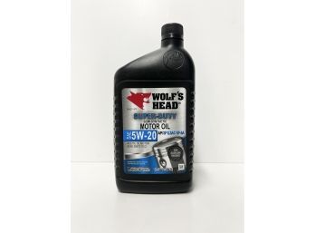 Wolf's Head Semi-synthetic Motor Oil (5w-20)