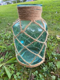 Large Nautical Glass Jar