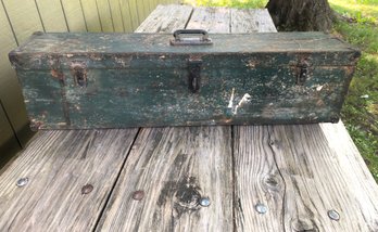 Antique Narrow Tool Box