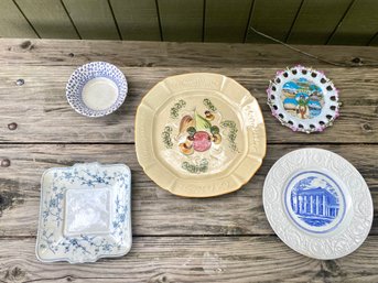 Plates And Platter  Lot- Ironstone, Emery Thorn And More