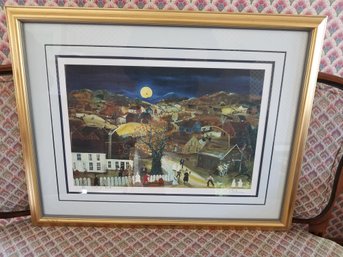 Framed Artwork - 'Trick Or Treat' By Will Moses - Signed & Numbered Lithograph