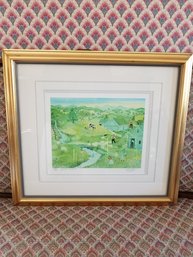 Framed Artwork - 'Meadow Flowers' By Will Moses - Signed & Numbered Lithograph