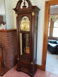 Beautiful And Elegant Howard Miller Cherry Wood Grandfather Clock - 'The Valencia'