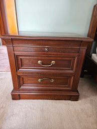 Ethan Allen 3 Drawer Night Stand/table - 26x17x24H