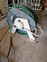 Outdoor Hose Reel Caddie W/hose