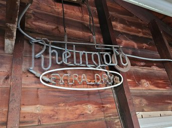 Vintage Rheingold Neon Sign