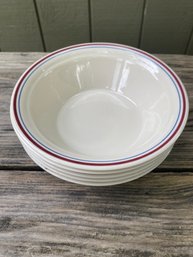 Set Of 5 CORELLE Bowls