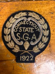 1922 Connecticut State S.G.A Patch