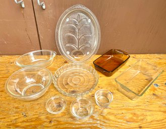 Vintage Kitchen Glass Bakeware And More