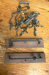 Lot Of Vintage Draw Pulls And Wall Hooks