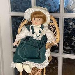 Vintage Porcelain Doll